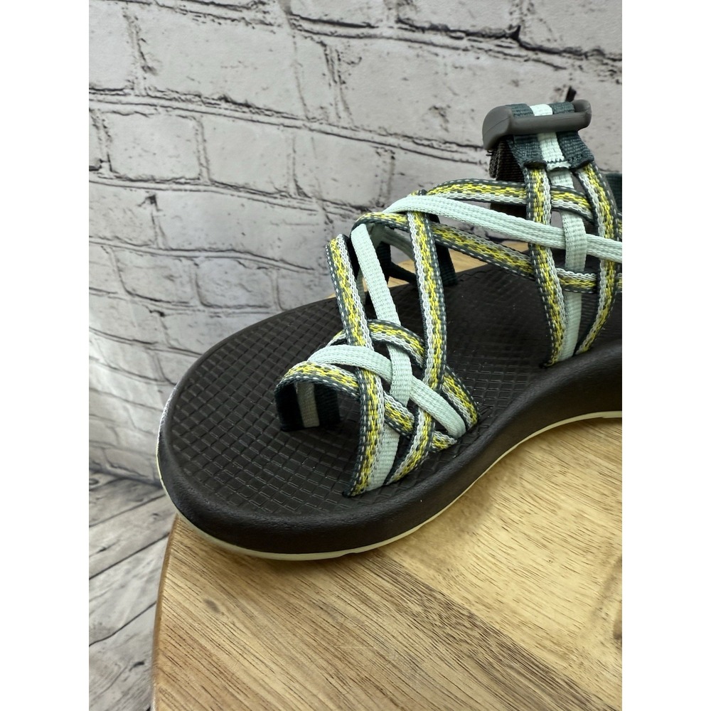 Chaco Strappy ZX3 Yampa‎ Trail Sandals J105060 Women's Size 6 Stardust Green - Picture 6 of 11